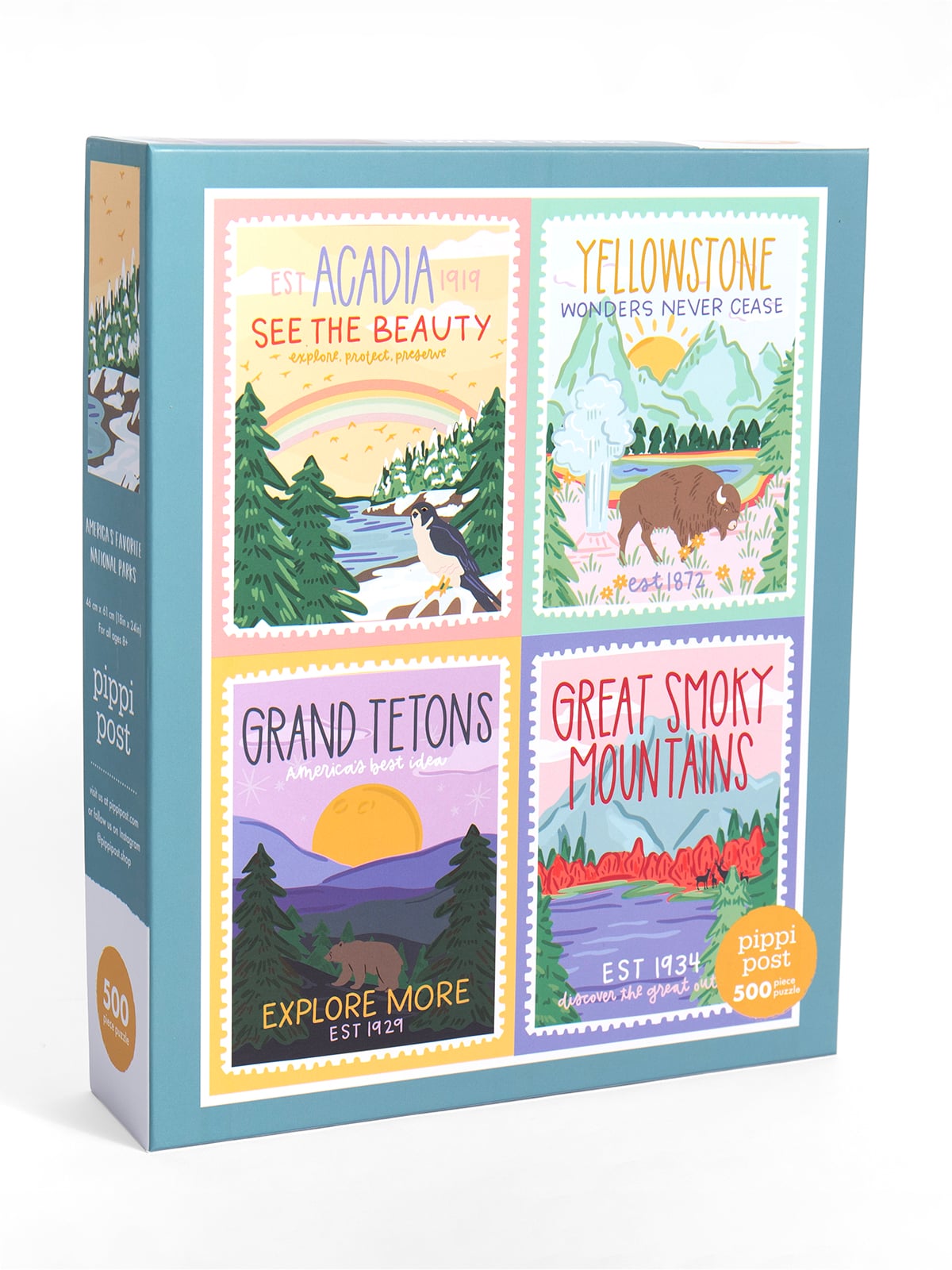 Favorite National Parks - 500 Piece Jigsaw Puzzle - Pippi Post