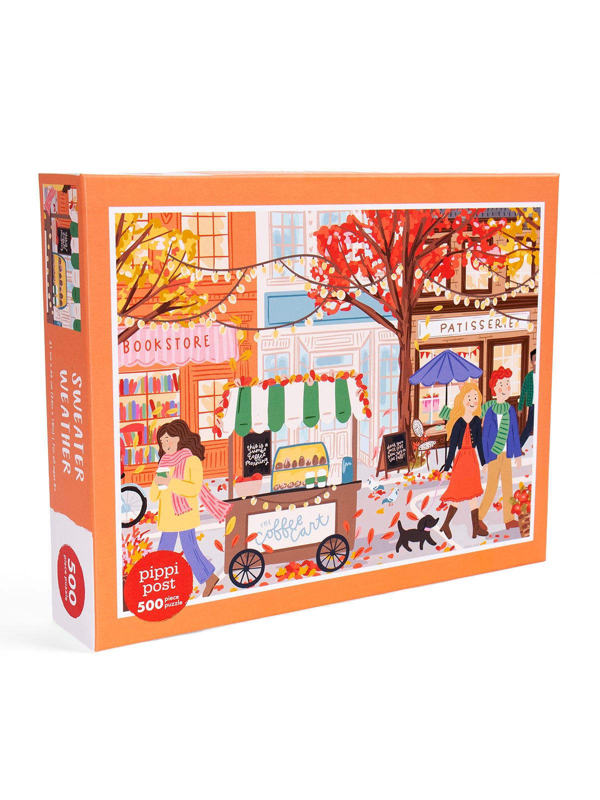 Sweater Weather Cozy Fall Town – 500 Piece Jigsaw Puzzle - Pippi Post