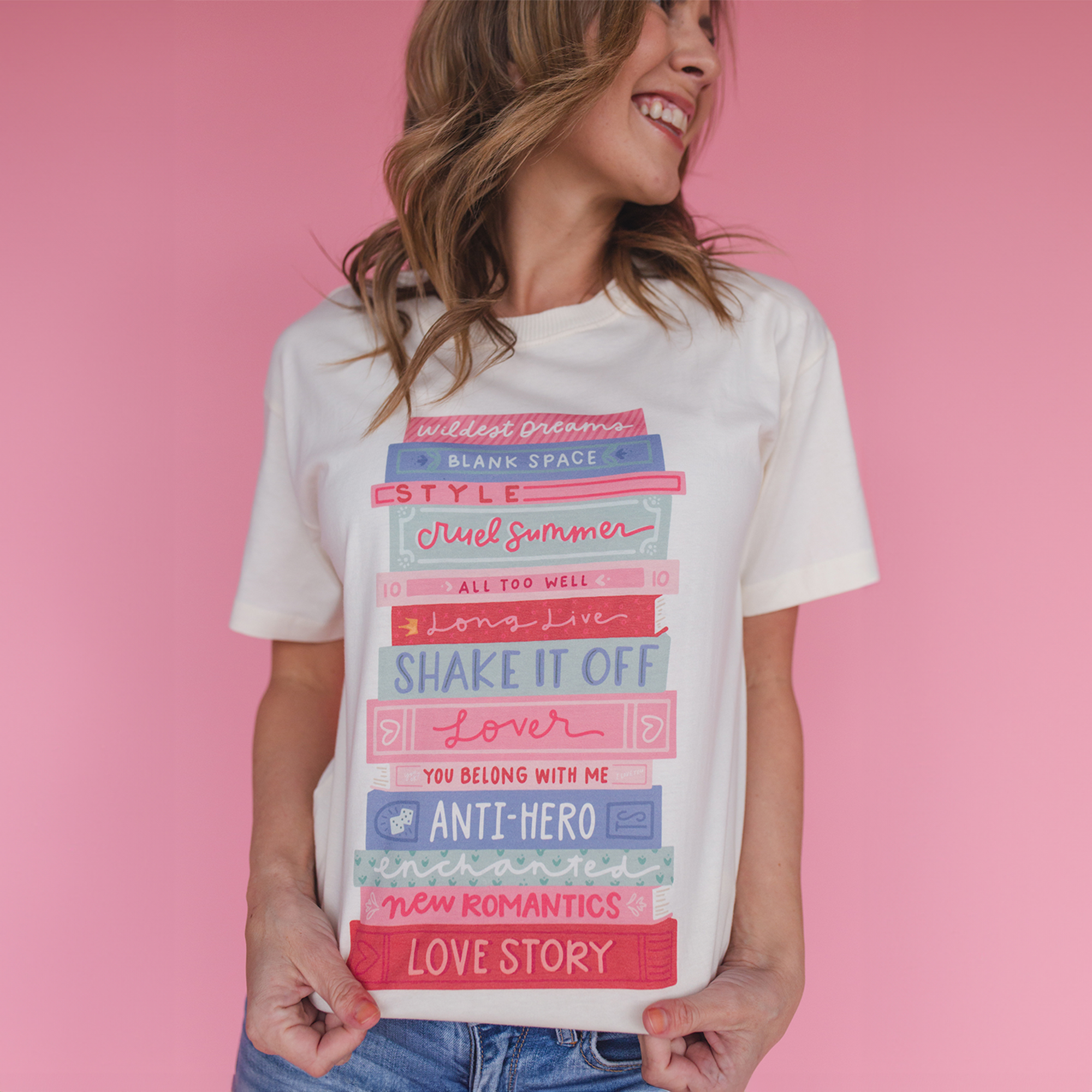 Eras Book Tour Tee - Ivory