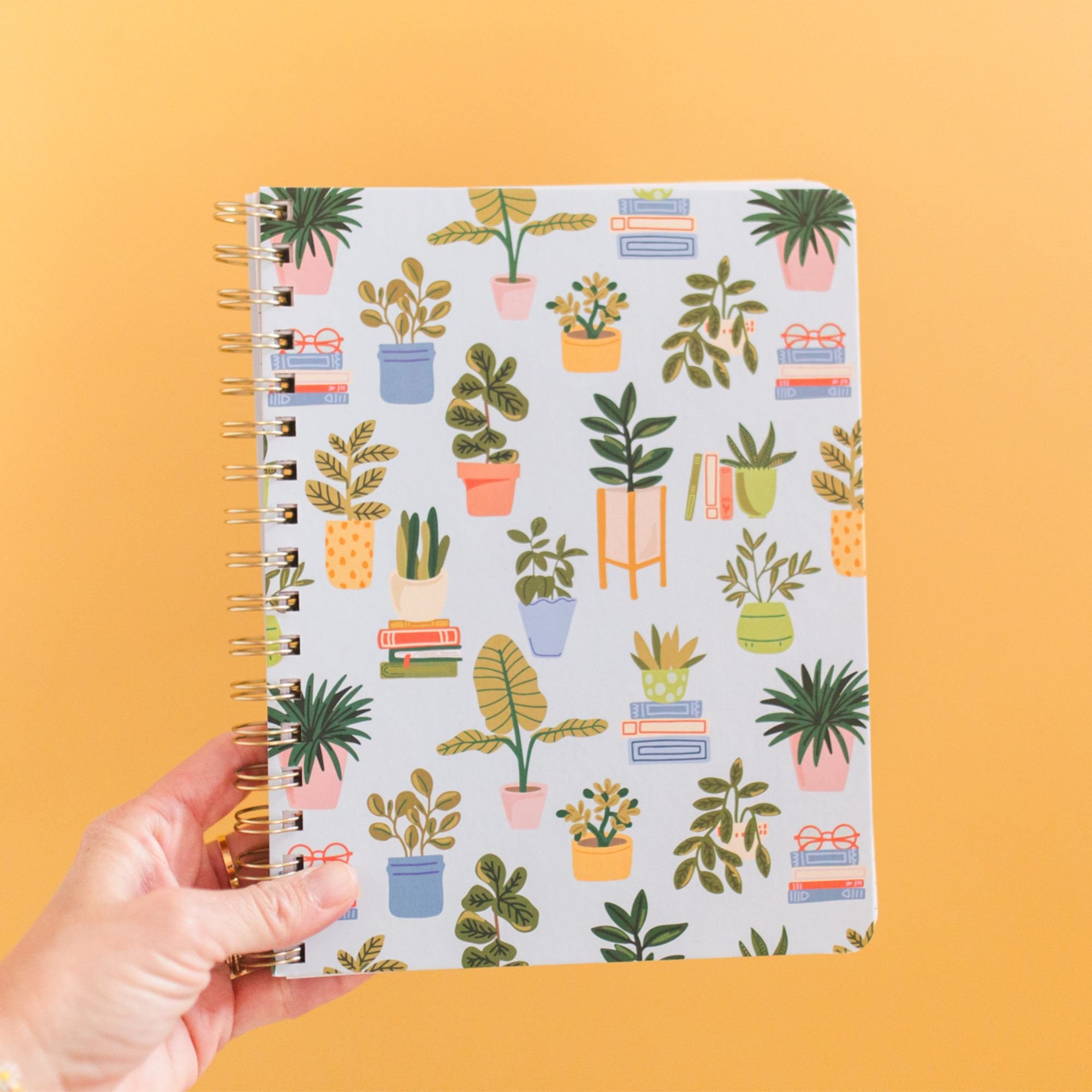 Potted Plants Spiral Notebook