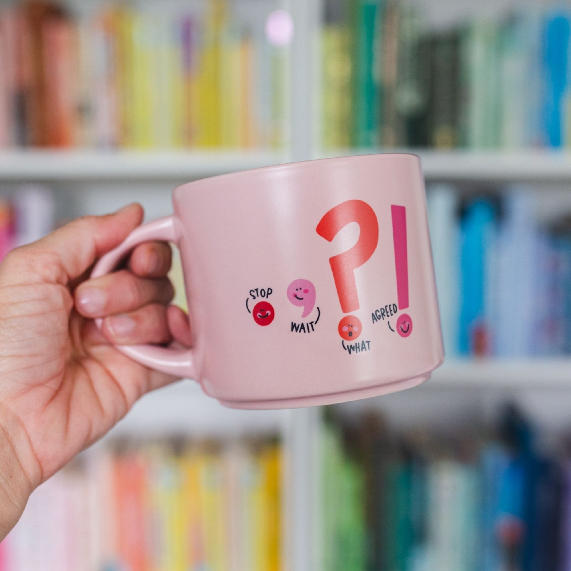 Punctuation Large Ceramic Mug